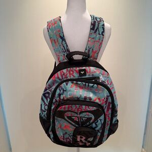 Colorful Backpack with Letter Print